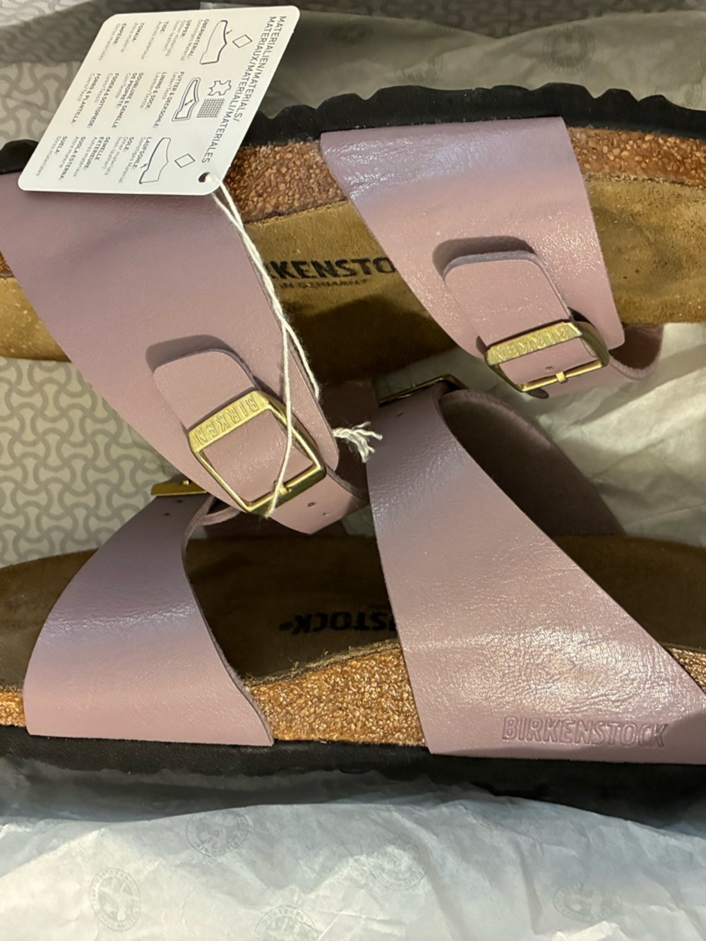 Birkenstock Arizona Sandals in Dusty Pink - Picture 4 of 5